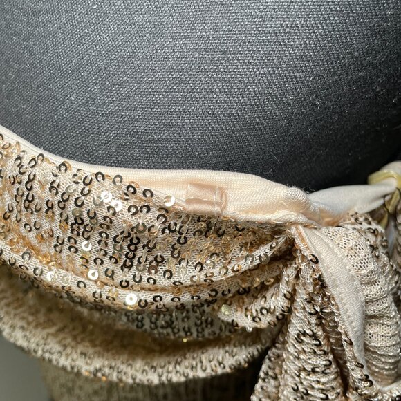 ASOS / PARALLEL LINES Champagne Sequin Dress - Picture 7 of 9